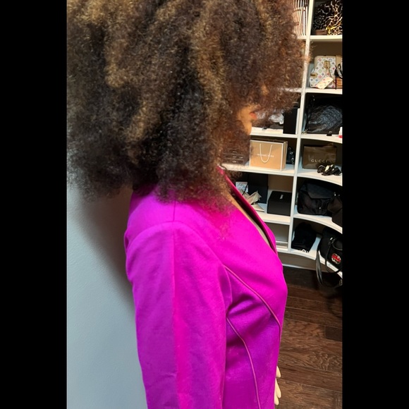 RACHEY ROY Dress Fuschia/Pink Deep V-Neck Midi Size10 - Picture 5 of 15